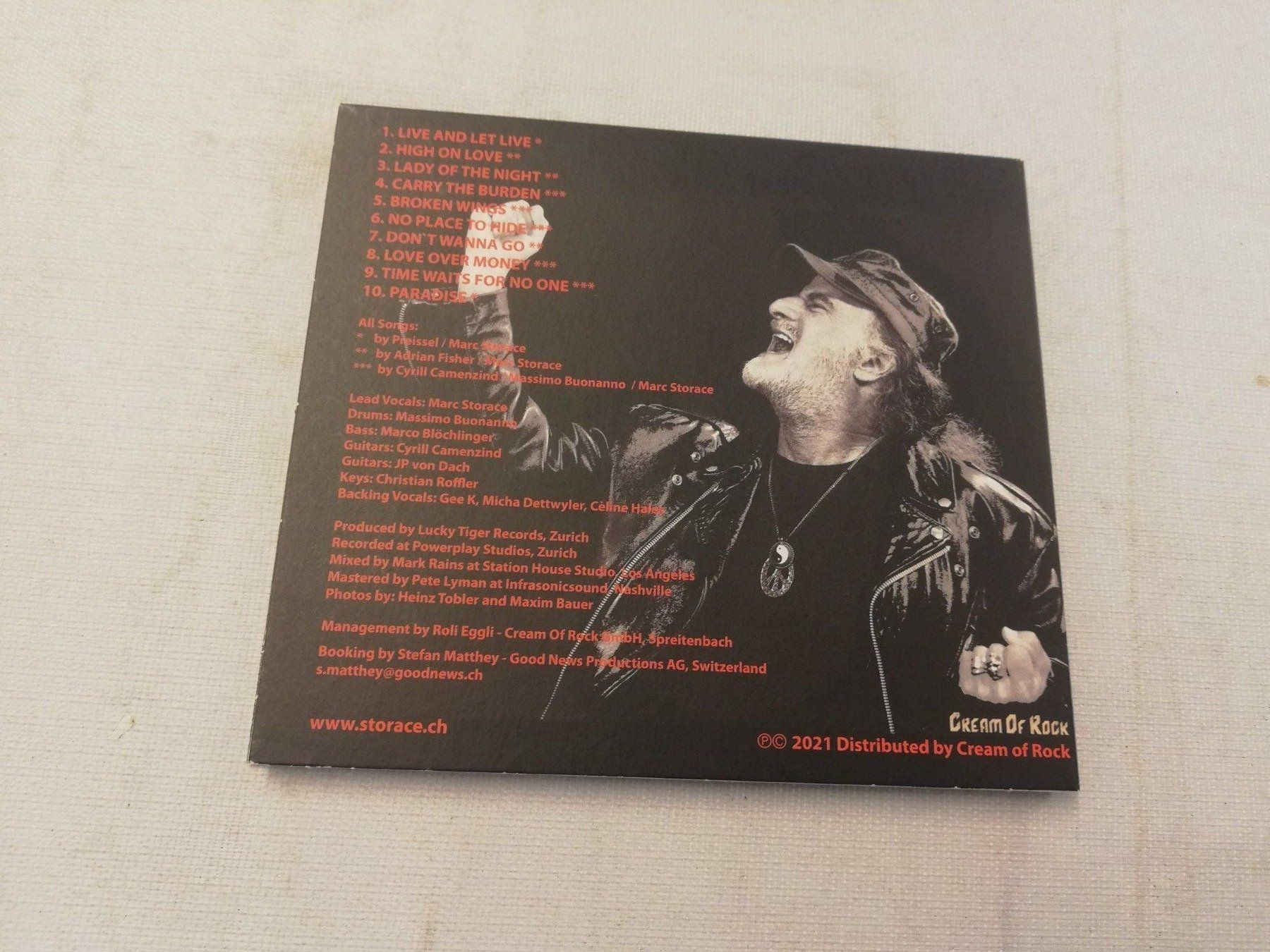 CD: STORACE - LIVE AND LET LIVE – Usato da Bern venduto da Vinylsound.ch 1