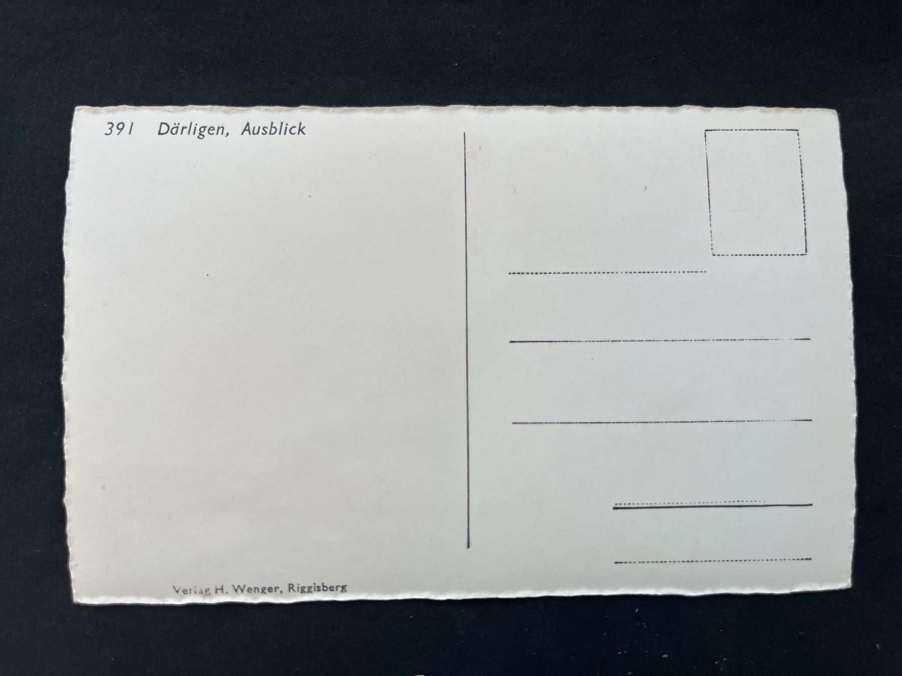 Cartes postales: Därligen am Thunersee, Ausblick, ca. 1950 – D'occasion à Ostermundigen par DaxKarten-75 1