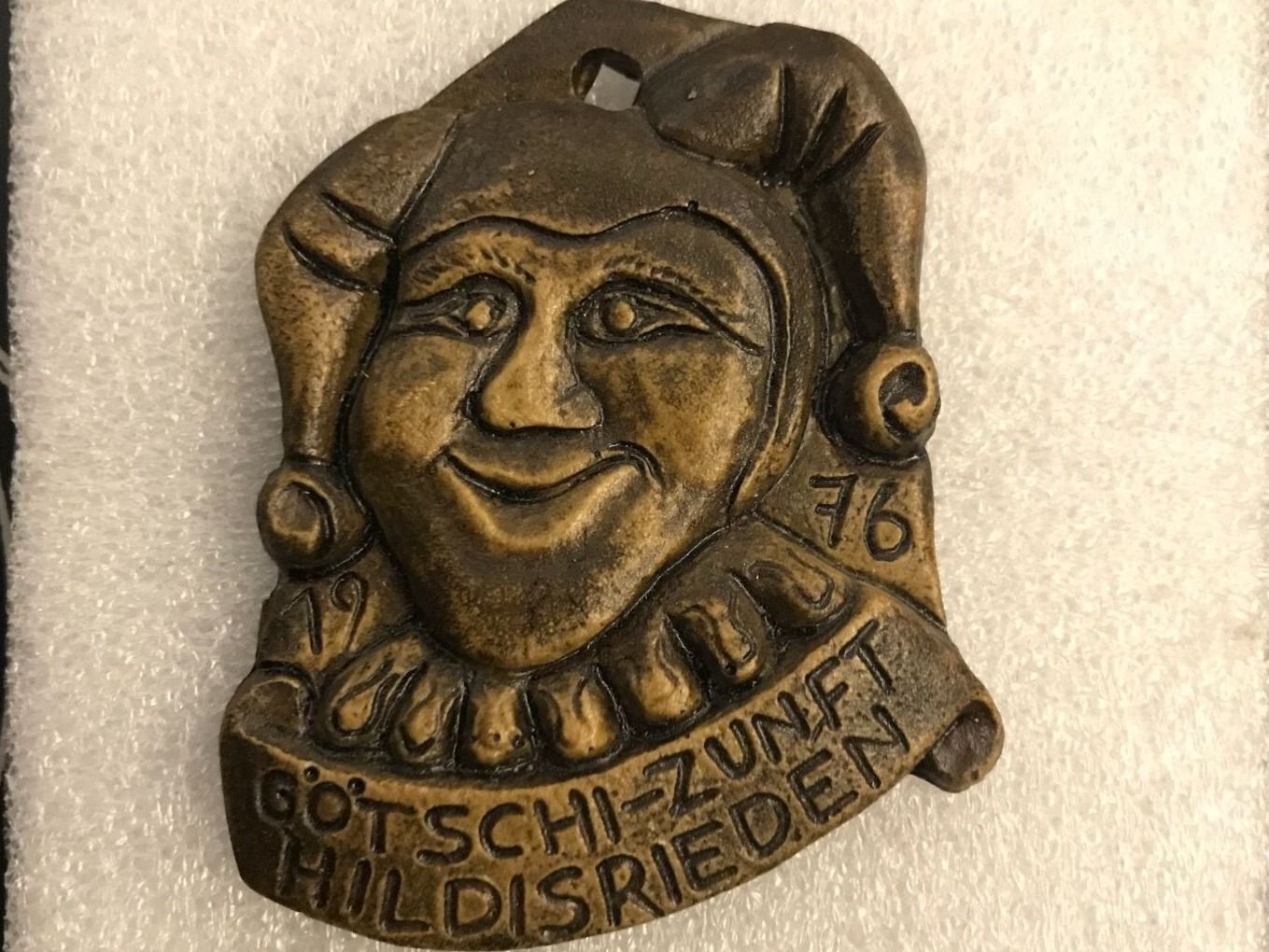 Medaglie: Fasnachtsplakette Ueli 1976 – Usato da Itingen venduto da Bebbi6569