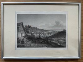 Stahlstich Rohbock Le Locle