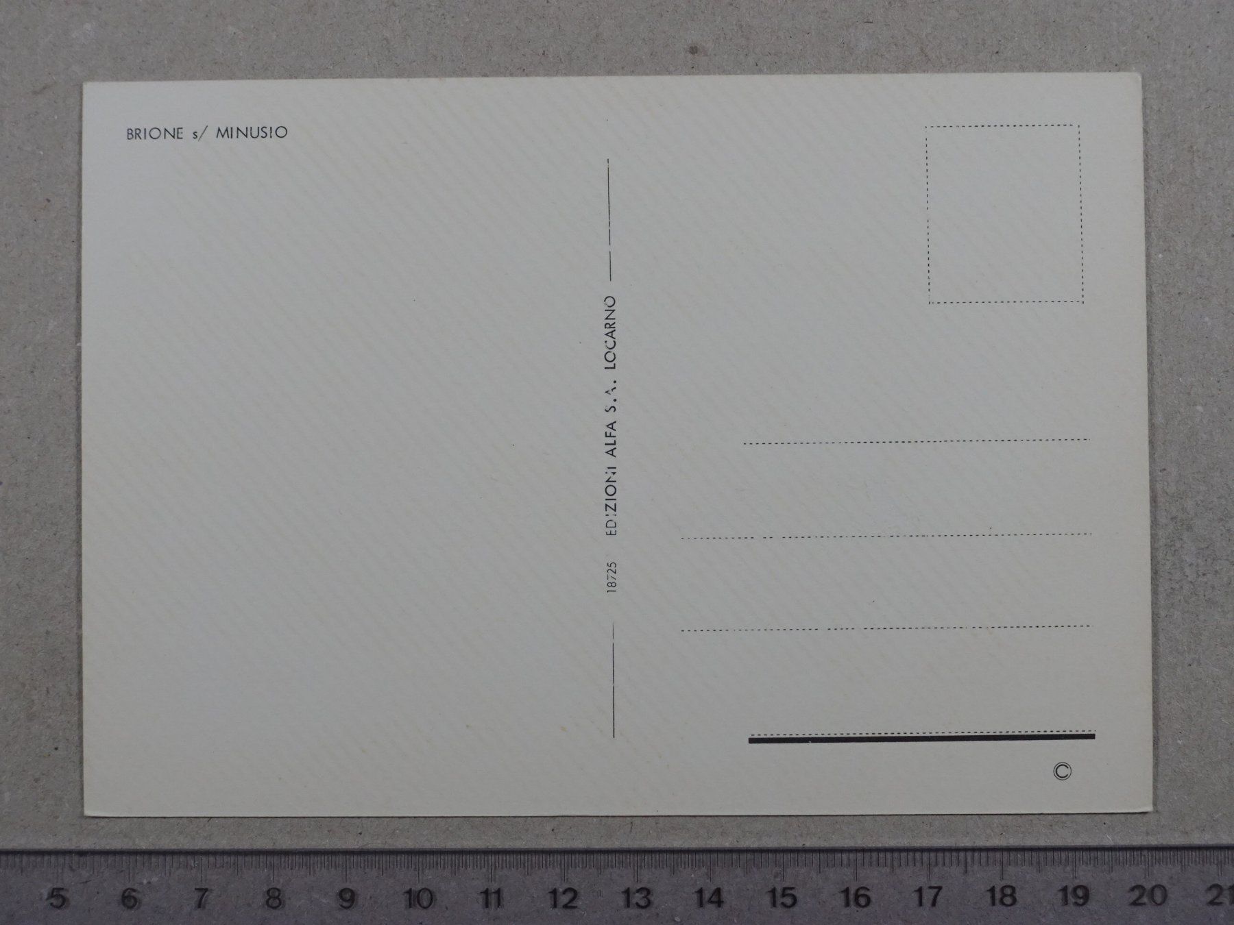 Cartoline postali: Brione s/Minusio – Usato da Lenzburg venduto da fh1 1