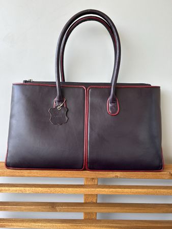 Sac italien couleur aubergine