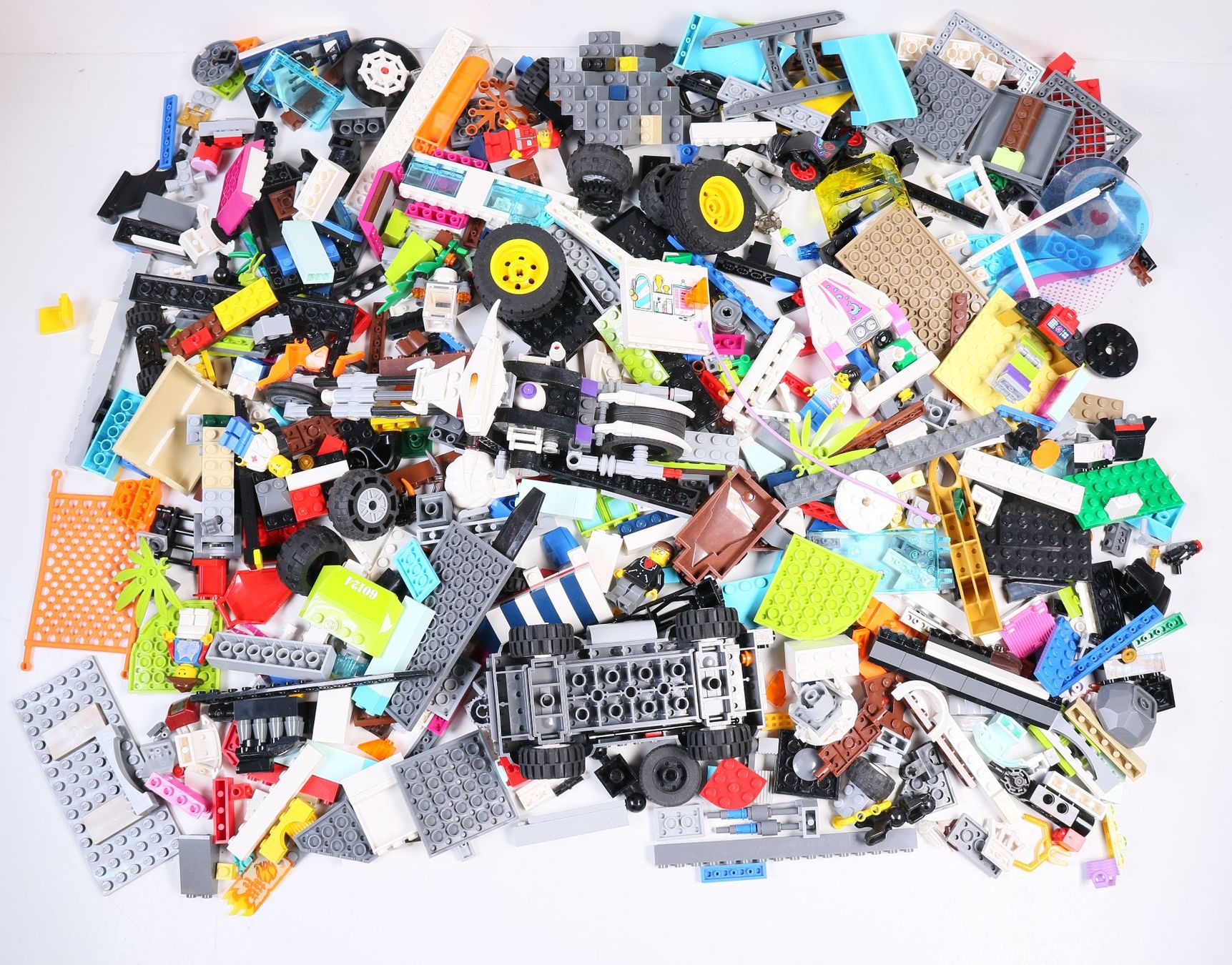 Lego Kit di costruzioni: 1.5 kg. Legoteile mit Minifiguren – Usato da Hettlingen venduto da Scholi99