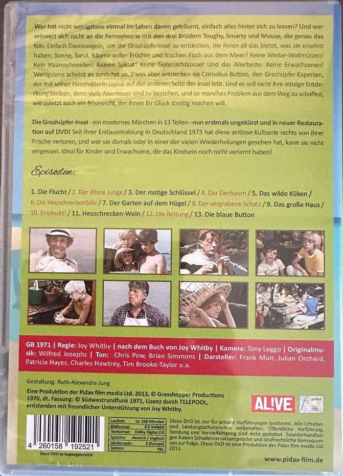 Tutti i DVDs: Die Grashüpferinsel - Komplette Serie – Usato da Beringen venduto da Mantafisch1 1