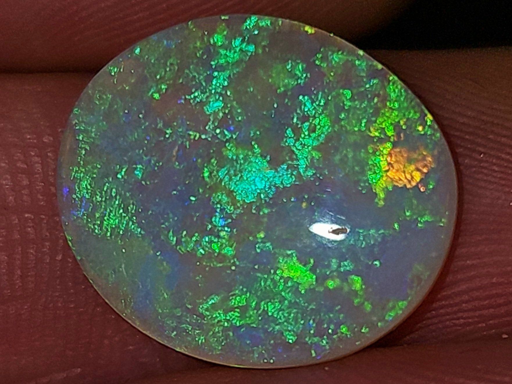 Pietre preziose: 5.5ct Australischer Flashfire Kristall Opal – Nuovo e nell'imballaggio originale da Uerkheim venduto da Winwinner 2