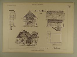 LAUPERSWIL SPEICHER, BERN, EMMENTAL, DIROGRAPHIE UM 1910
