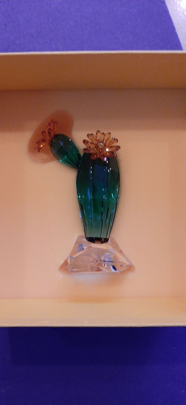 Swarovski Tutte le decorazioni: Swarovski Golden Yellow Cactus – Nuovo e nell'imballaggio originale da Zuzwil SG venduto da alfaromeo159ti 1