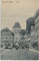 Gruss aus WILLISAU Obertor - Briefträger