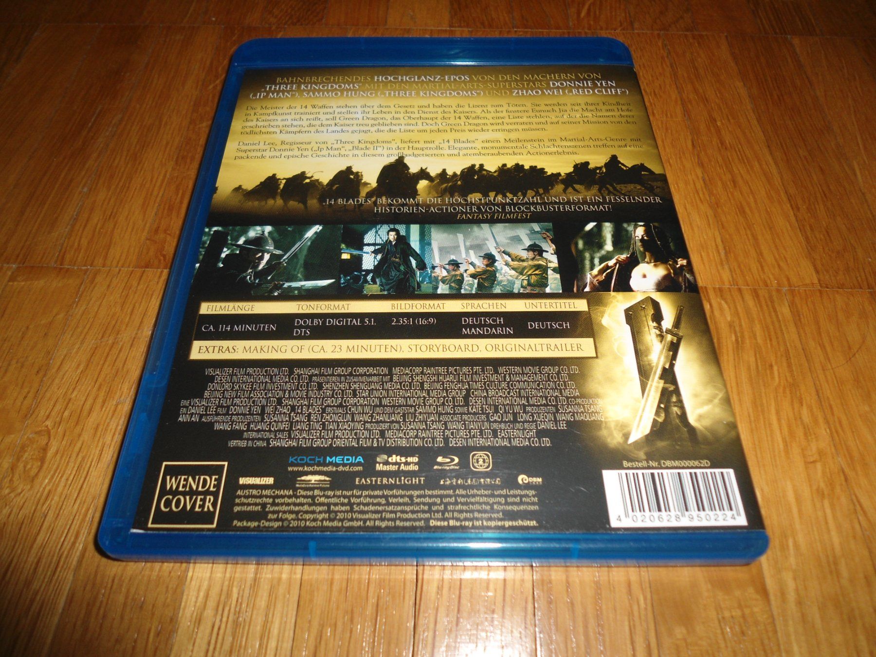 Alle DVDs: 14 Blades - BLU-RAY - UNCUT – Gebraucht aus Basel von havsok 1