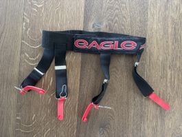 Tiefenschutz Strumpfhalter Eagle schwarz mit Verschluss