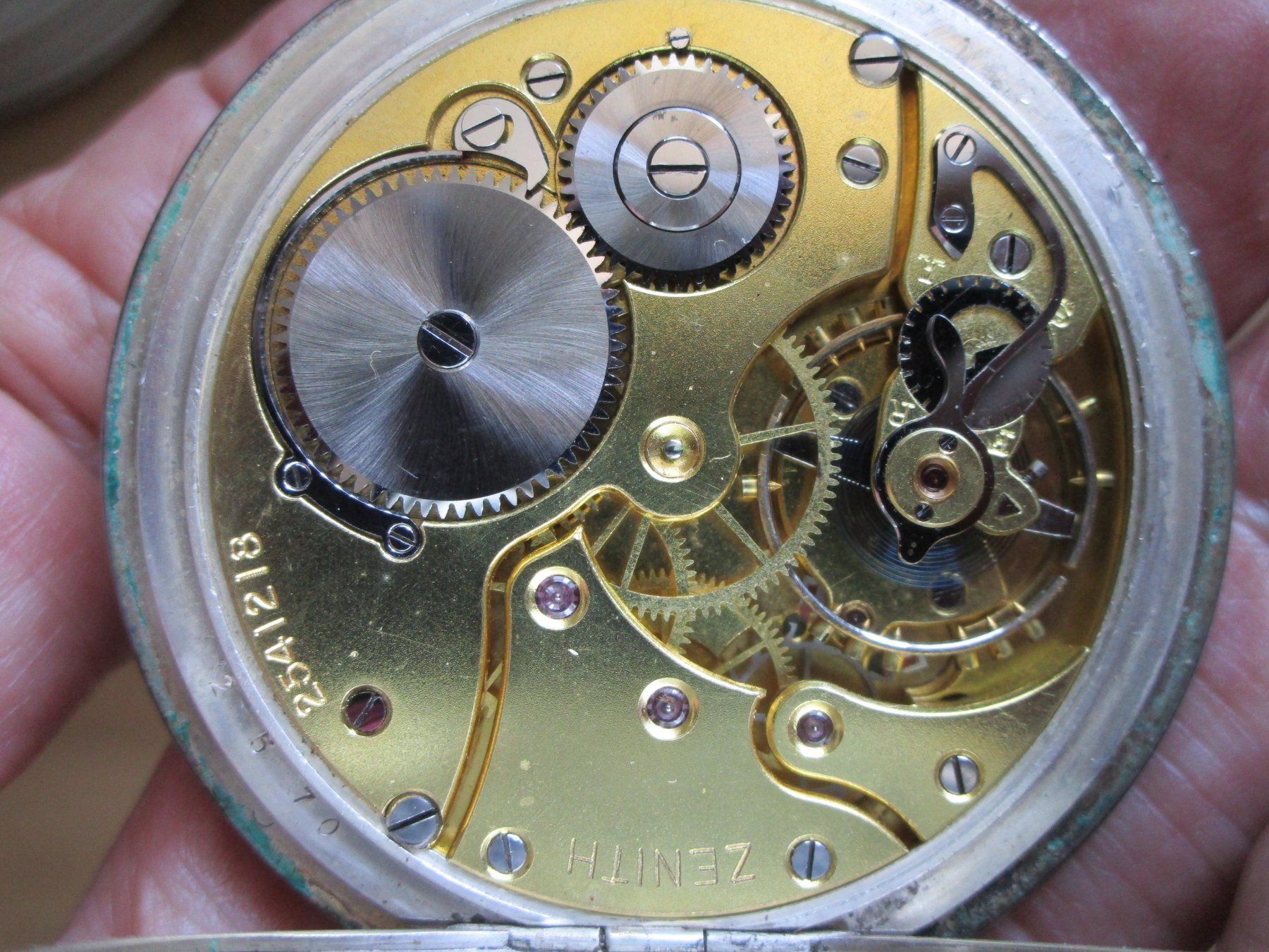 Zenith Orologi: Antike Taschenuhr  ZENITH  Silber 0,800 – Difettoso da Heimberg venduto da Lupo57 6