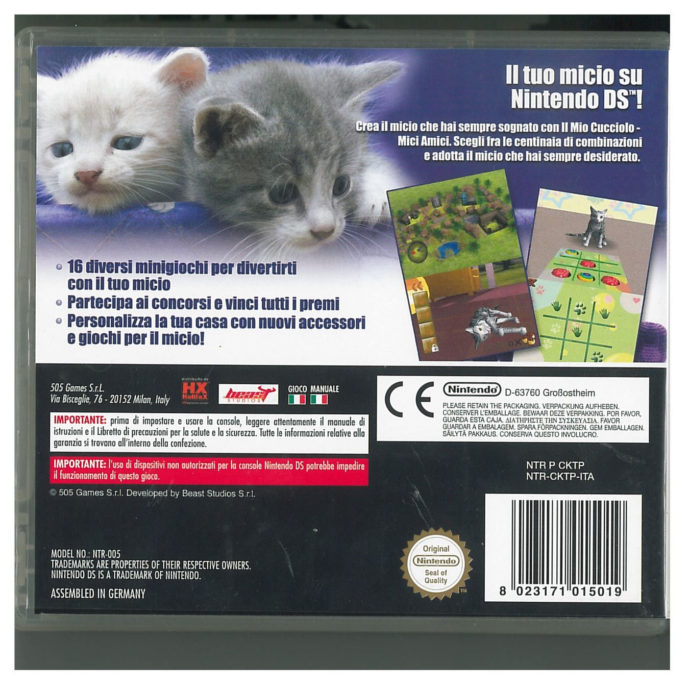 Spiele: Jeu Nintendo DS Il Mio Cucciolo Mici Amici – Gebraucht aus Moutier von Loco65 1