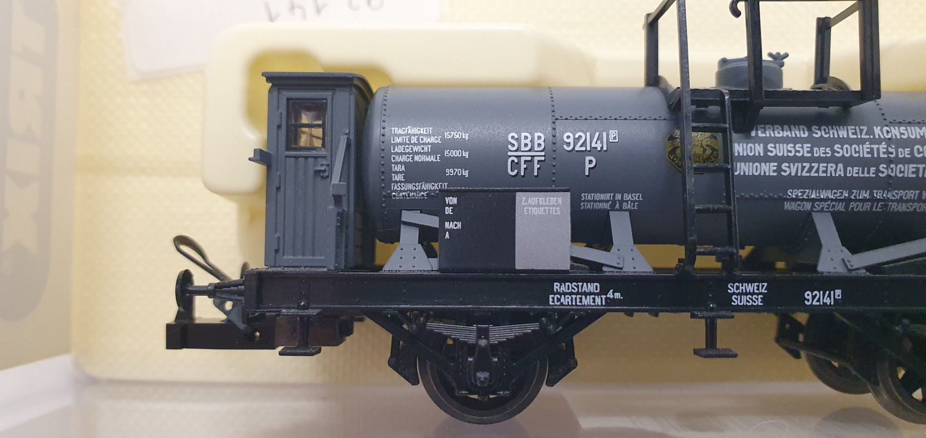 Trix Modellini di ferrovie: TRIX 23892 SBB Kesselwagen – Nuovo e nell'imballaggio originale da Würenlos venduto da juruth 3