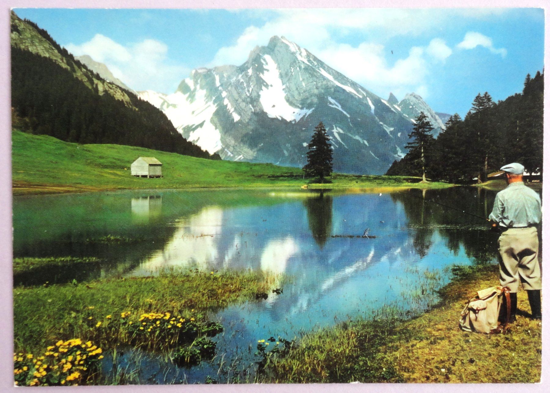 Cartoline postali: Gräppelensee mit Schafberg – Usato da Fétigny venduto da Billy2miny