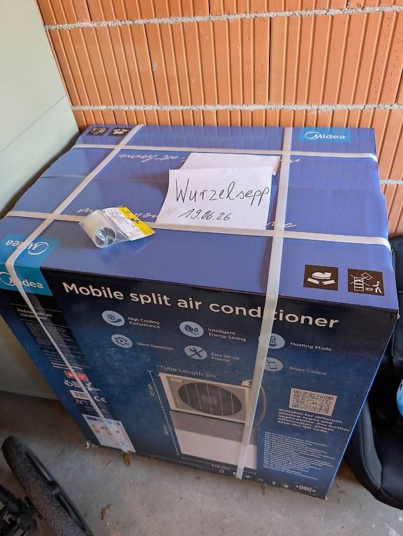 Midea Klimageräte: Midea Porta Split - mobiles Klima Split Gerät Klimaanlage – Neu und originalverpackt aus Lohn-Ammannsegg von Wurzelsepp