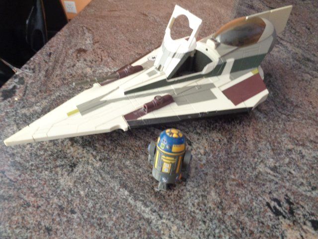 Hasbro Spielzeuge: Star Wars Hasbro Jedi Starfighter Mace Windu – Gebraucht aus sargans von Angamar 1