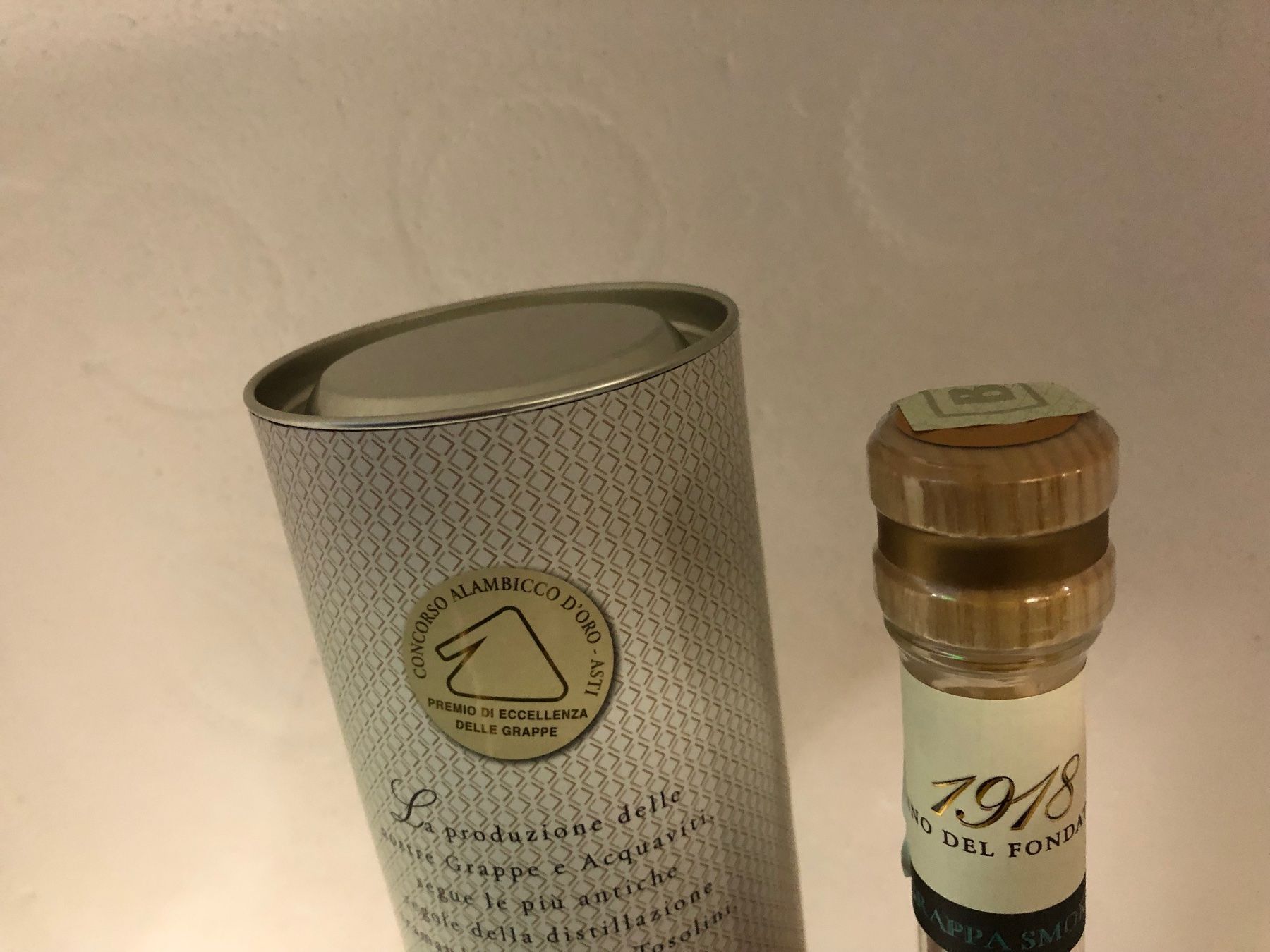 Spirituosen: Grappa Smoked Barrique Bepi Tosolini 40% – Neu und originalverpackt aus Wöschnau von Vinsale 5