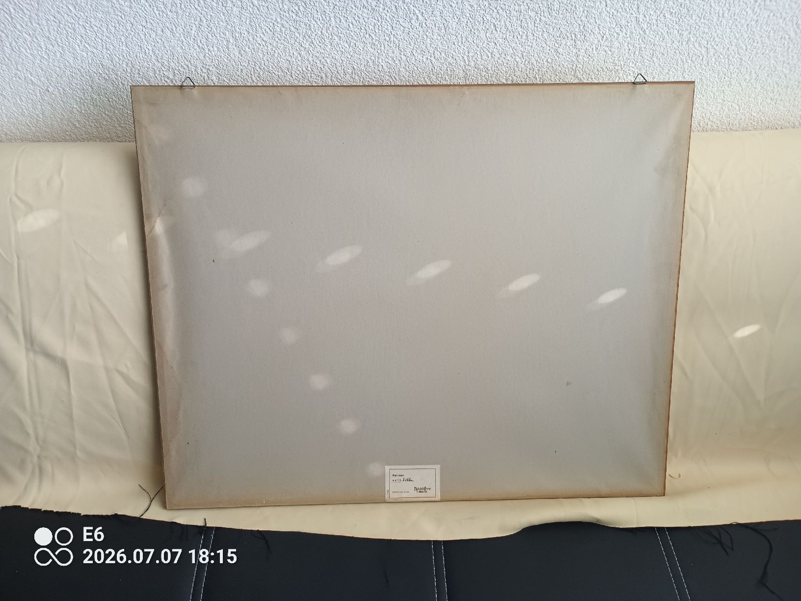 Poster & Bilder: Alte gerahmte Weltkarte – Gebraucht aus Zürich von Mitzi6 6