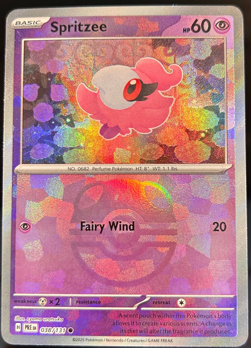 Pokémon Carte collezionabili: Spritzee Masterball 038/131 NM – Usato da Wettingen venduto da TeamPocket
