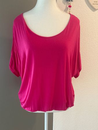 Kurzarmshirt pink von Today Gr. M  mit Gummizug