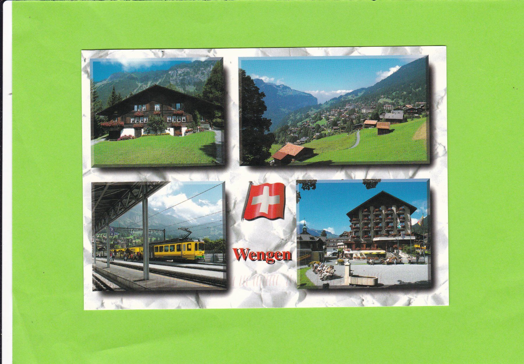Ansichtskarten: Wengen – Gebraucht aus St. Peterzell von neckertal