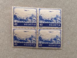 F44, postfrisch, Viererblock