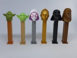 Pez Spender Set: Star Wars und Spider-Gwen - Top Zustand!