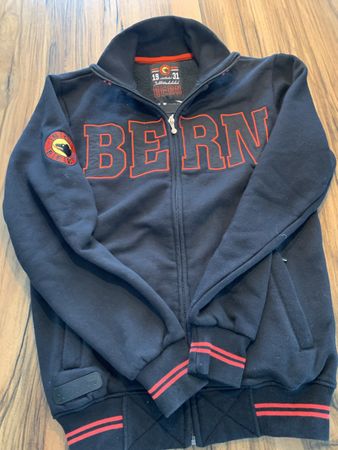 SC Bern Trainerjacke schwarz rot Gr. XS