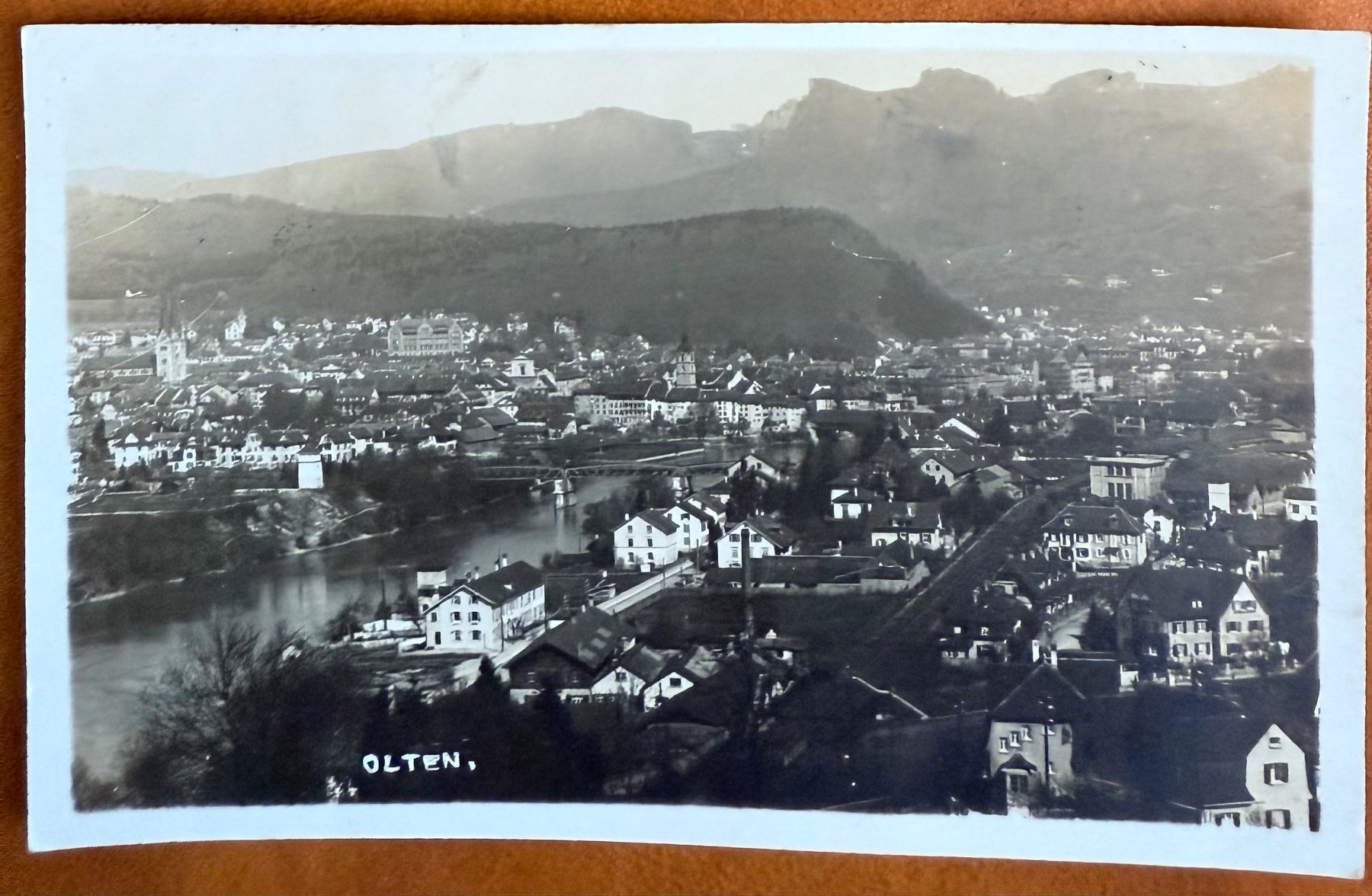 Cartoline postali: Olten - Vue générale 1925 – Usato da Lutry venduto da Ediego