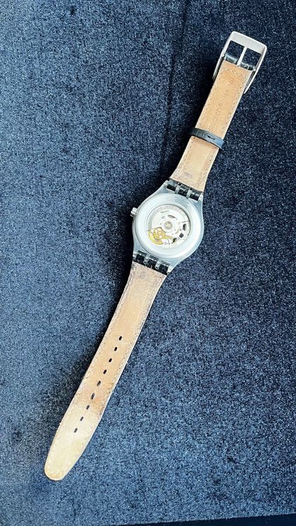 Swatch Orologi: Swatch Diaphane Skeleton Automatikuhr – Usato da Grenchen venduto da chththl 3