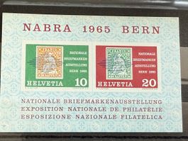 NABRA 1965 Bern, Nationale Briefmarken Ausstellung, Top!