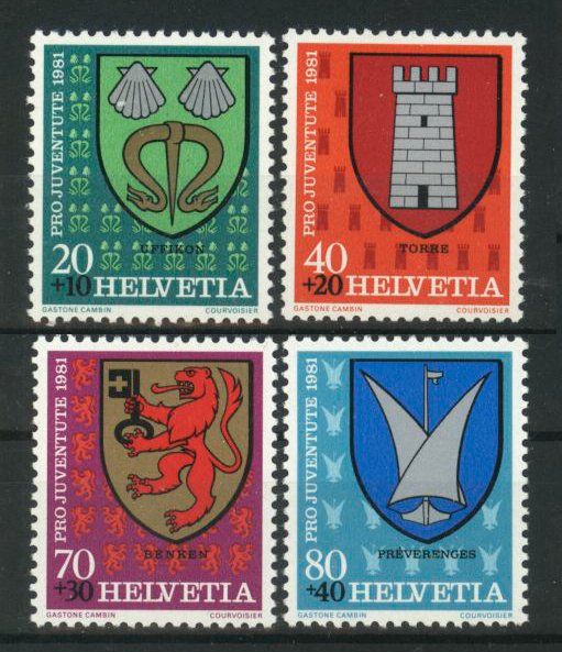Alle Briefmarken: 1981, Pro Juventute ** – Neu (gemäss Beschreibung) aus Willisau von Vollstempel