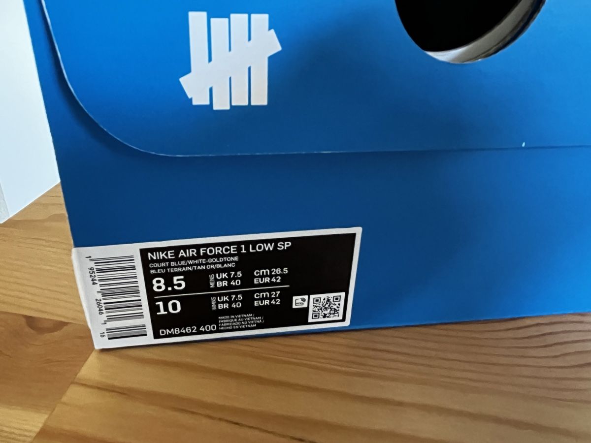 Nike Herrenschuhe: Nike Air Force 1 Undefeated EU 42 – Gebraucht aus Liebefeld von donetasy 2