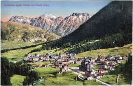 PONTRESINA gge. ALBULA & CRESTA MORA (um Sommer) ca. 1915 GR