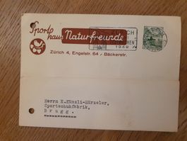 Künzli Schuhe, Sporthaus Naturfreunde ZH, Postverkehr