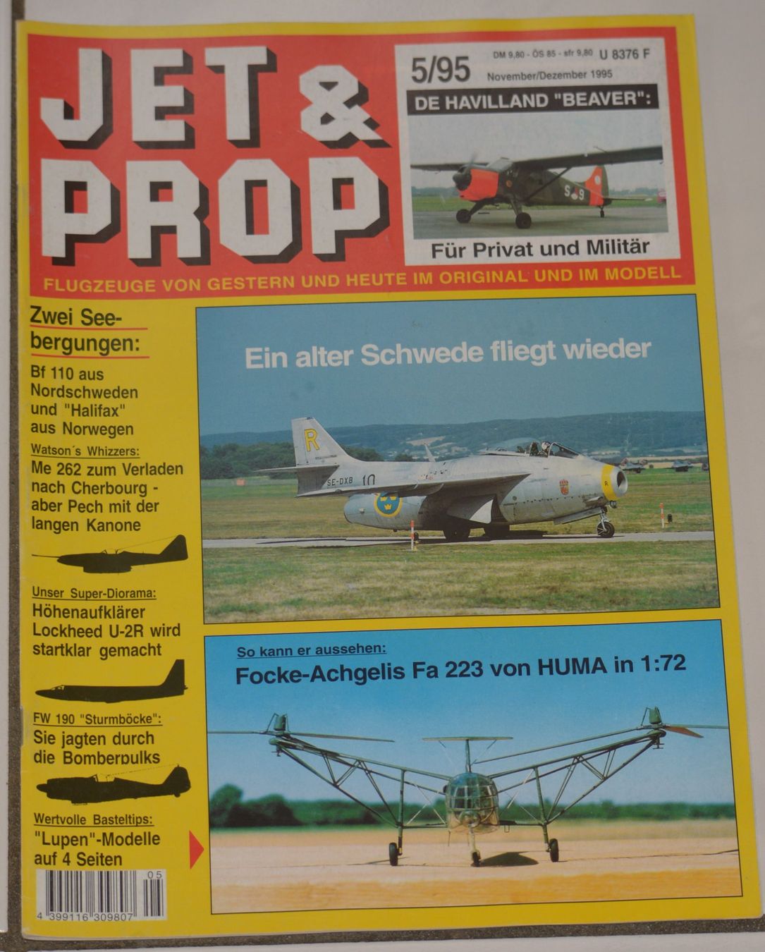 Riviste & Magazine: Jet&Prop Nr. November-Dezember 1995 – Usato da Basel venduto da Dogana
