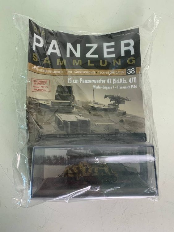 Atlas Editions - Sd.Kfz.4/1 Maultier Avec Lance-Roquettes - Modèle Diecast 1:43, Camouflage - ATL6690013