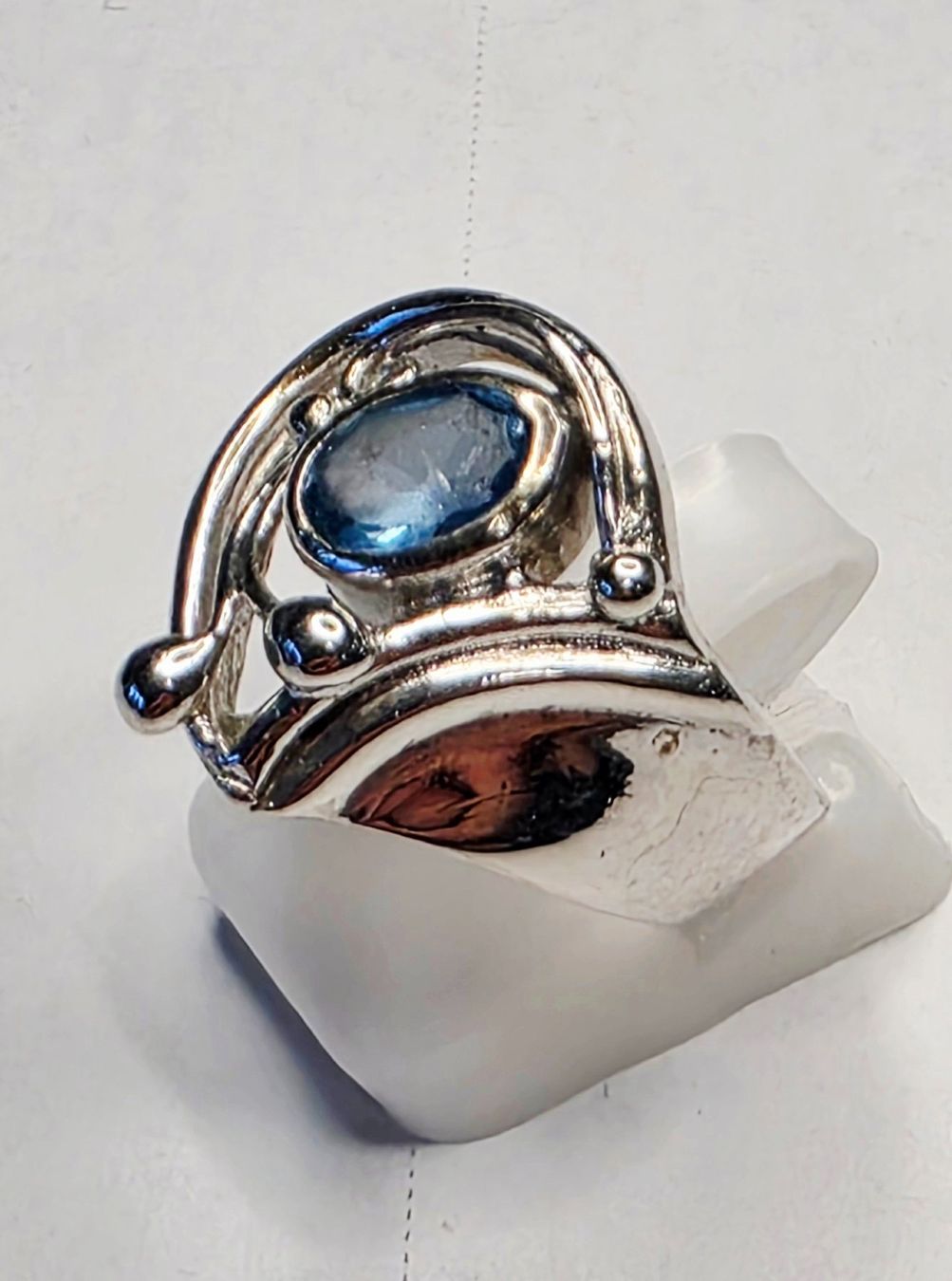 Bagues: Blau Topas Silber Ring – Neuf (Voir description) à Zürich par benedikt12 5