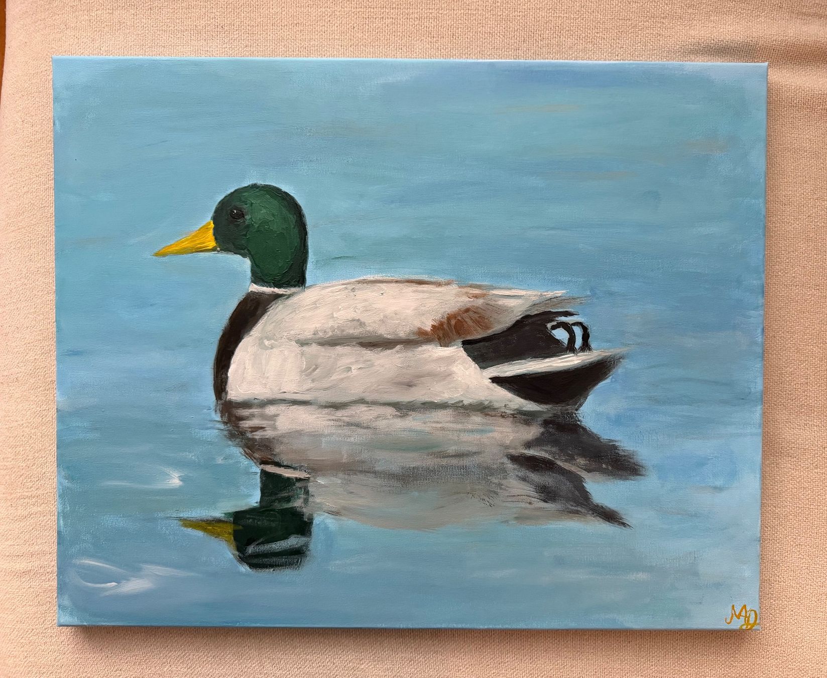 Tableaux: Ente Gemälde, 40x50cm, handgemalt – Neuf avec emballage d'origine à Pfäffikon SZ par Andrei_Moro_Kunst 1