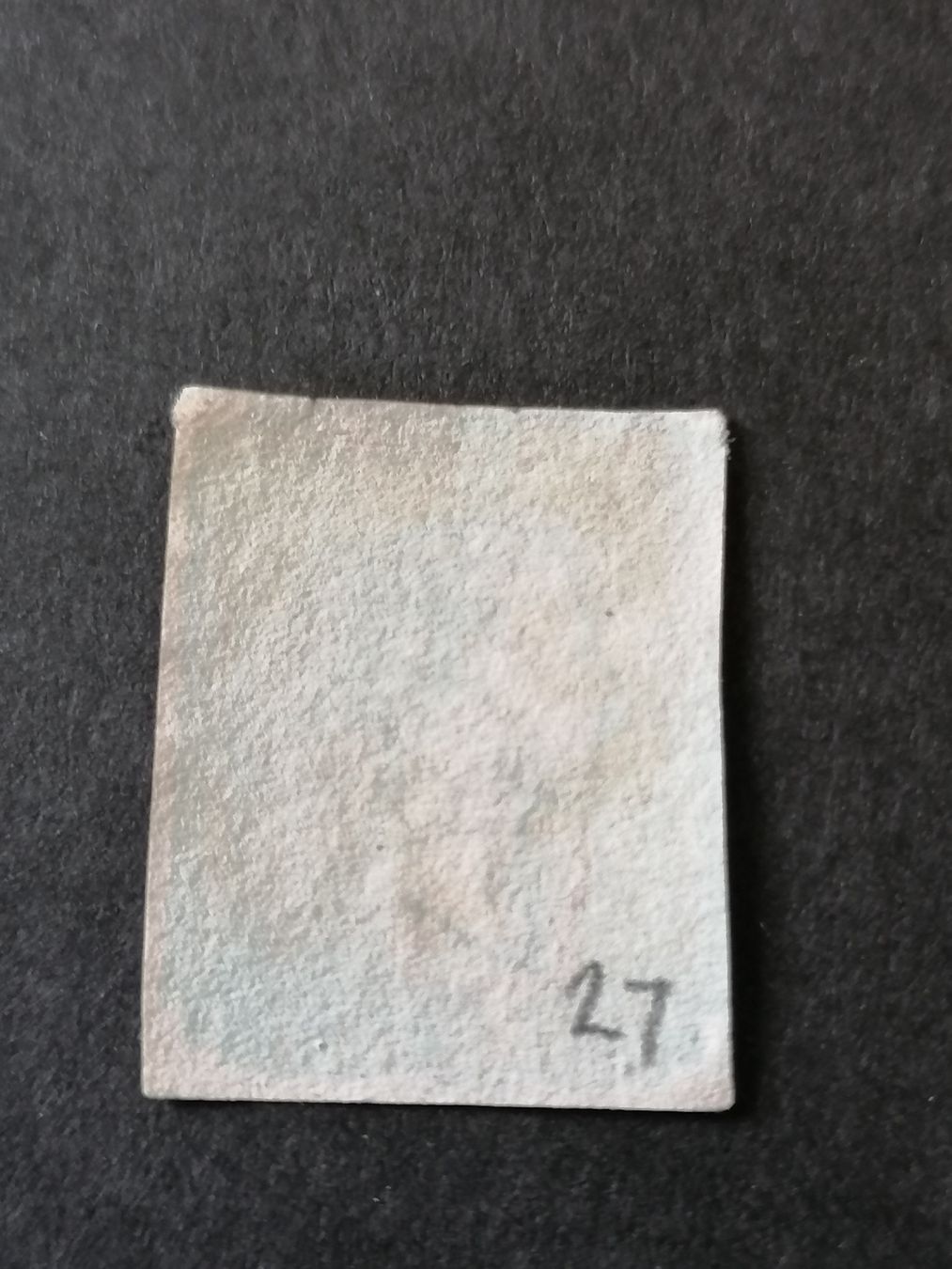 Tutti i francobolli: One Penny red 1841, Platte 27 – Usato da Happerswil venduto da tschergi 1