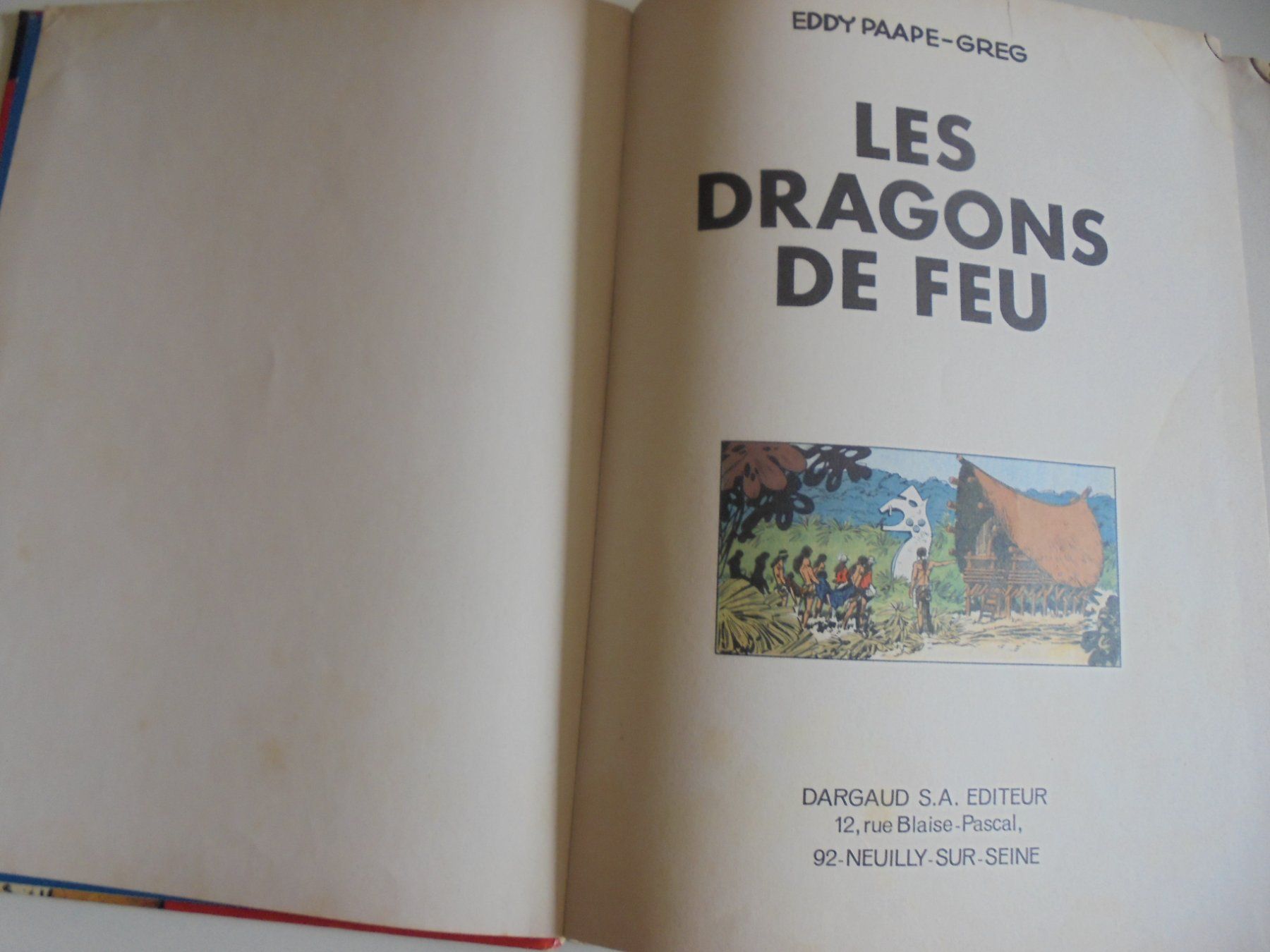 Fumetti: Luc Orient " 1) Les dragons de feu " Dargaud 1971 – Usato da Eclépens venduto da Consuelo 2