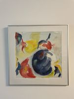 Aquarell „Felsenbirnen“, 50x50cm, gerahmt, 2005. Original.