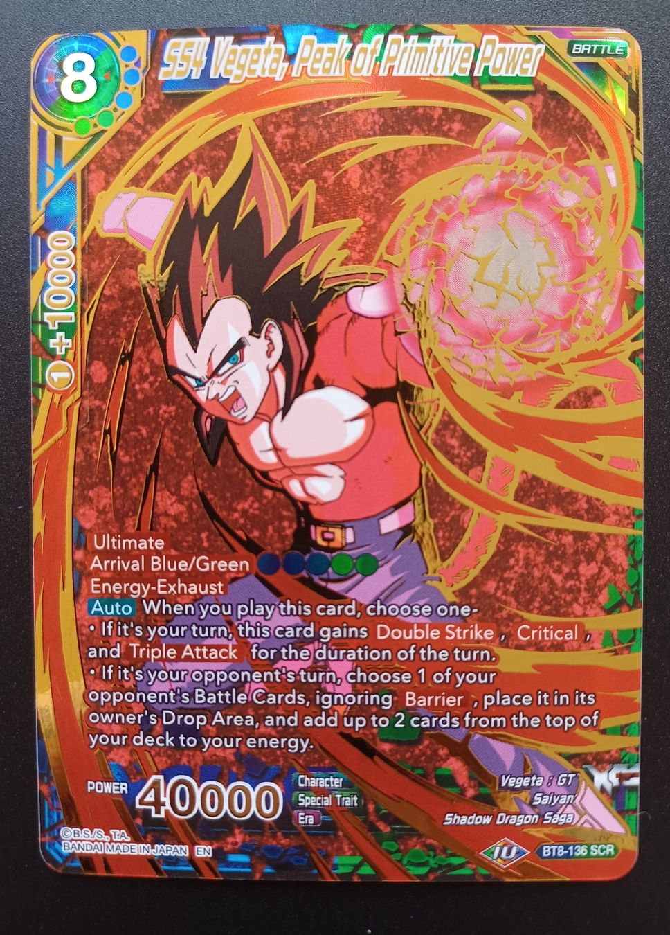Bandai Carte collezionabili: Dragonball TCG Vegeta – Nuovo (secondo la descrizione) da Eggenwil venduto da Murmeltier87 2