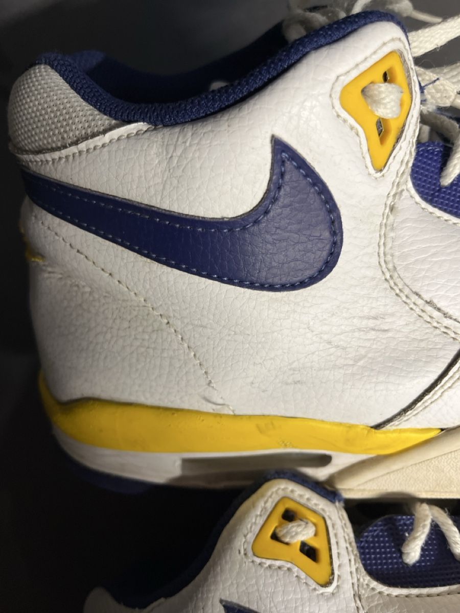 Jordan Scarpe da uomo: Nike Air Flight Mid Weiss/Gelb Grösse 45 – Usato da Aarau venduto da SCH_EV 5