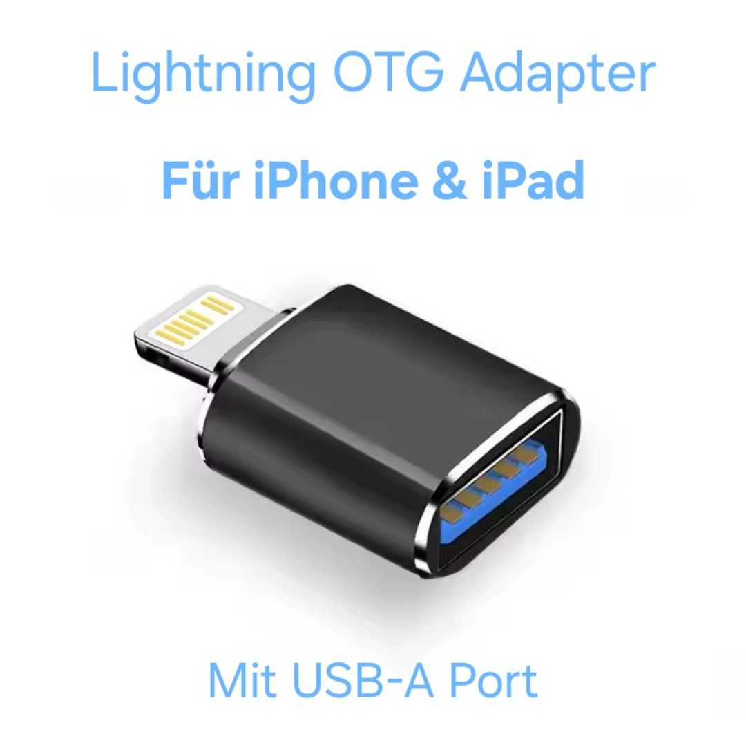 Lecteurs & Adaptateurs: iPhone / iPad USB OTG Lightning Adapter – Neuf avec emballage d'origine à Uster par -FPS-