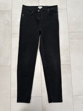 Schwarze Damen Jeans Oasis Gr. 40