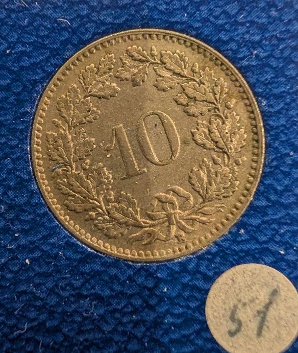 Tutti le monete: 10 Rappen 1951 – Usato da Arch venduto da coinsandmore 1
