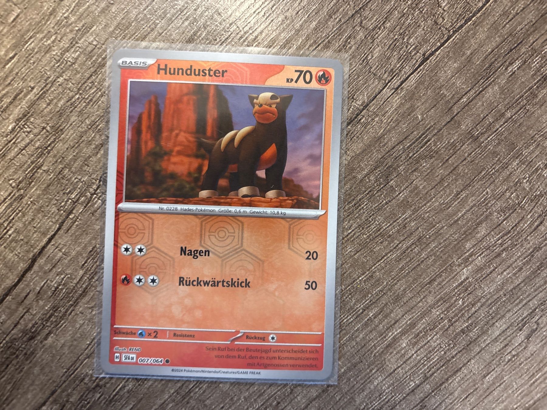 Pokémon Carte collezionabili: Hunduster SAF DE NM – Nuovo (secondo la descrizione) da Frutigen venduto da swissTCGworld