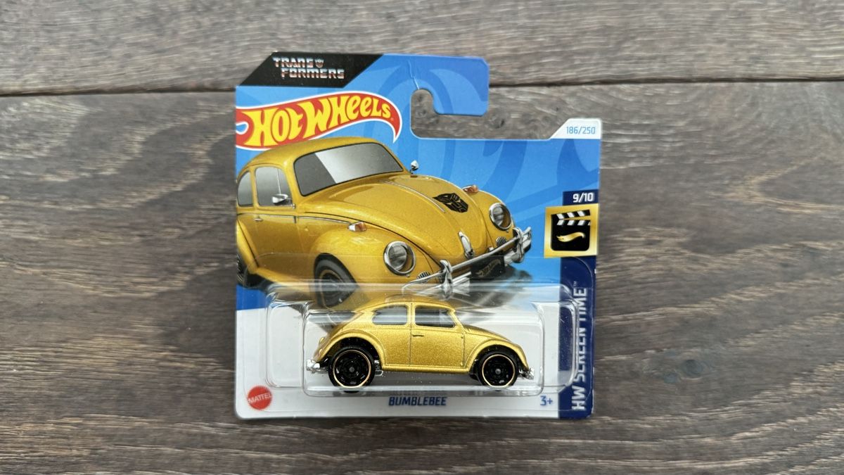 Hot Wheels Modellini d'auto: Hot Wheels Bumblebee VW Käfer Gold – Nuovo e nell'imballaggio originale da Ebertswil venduto da buddelwilli