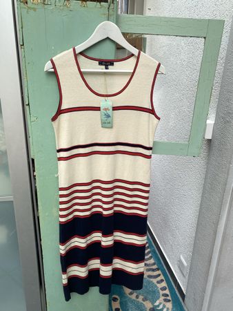 King Louie Strickkleid Maritim Estate Blue, Gr. M, Neu!
